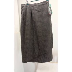 NOS with tags, VTG, 70-80s cashmere and wool wrap skirt size 12